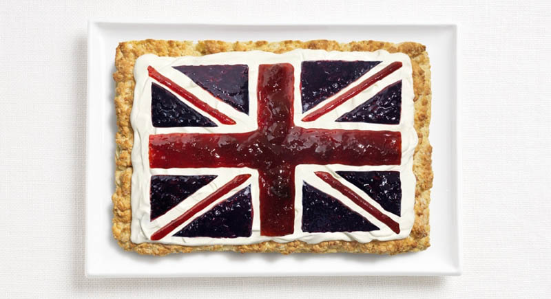 united kingdom flag made from food 18 National Flags Made From Food