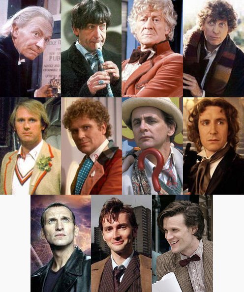 all 11 versions of the doctor in doctor who television series This Day In History   November 23rd