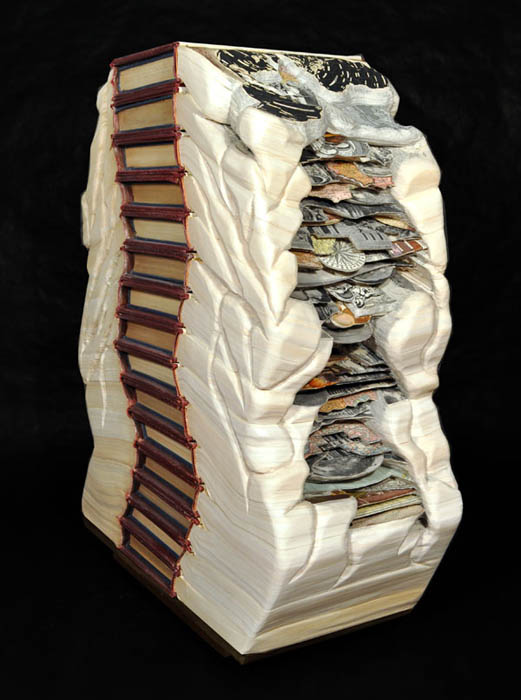 book art carving sculpture brian dettmer 21 Intricate Book Art Carvings by Brian Dettmer