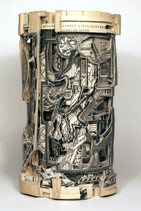 book art carving sculpture brian dettmer 30 Intricate Book Art Carvings by Brian Dettmer