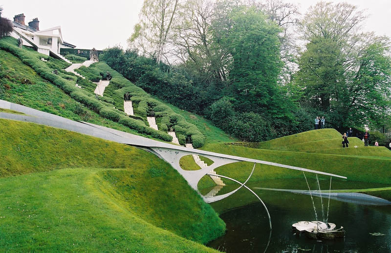 garden of cosmic speculation charles jencks 15 The Incredible Sculptures of Gibbs Farm