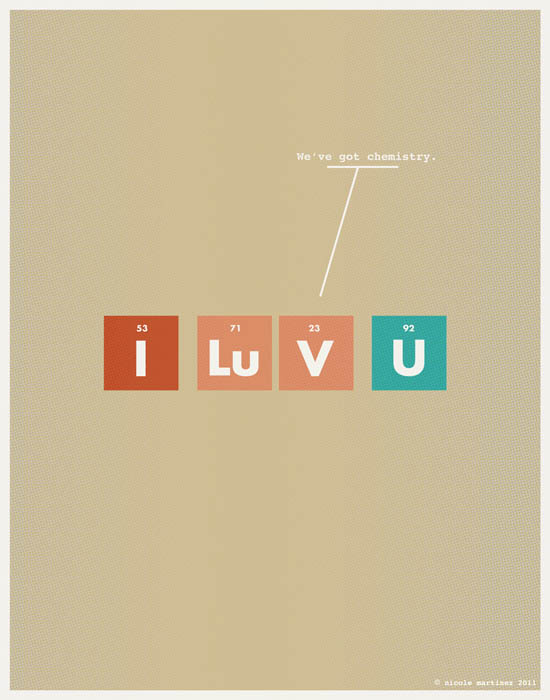 i luv u nerdy love poster 12 Nerdy Professions of Love