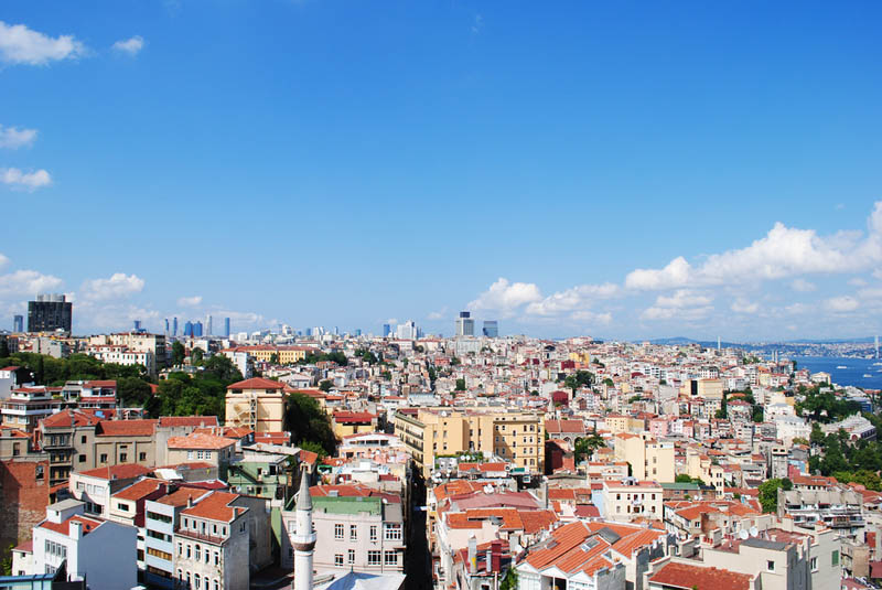 istanbul turkey skyline aerial from above Top 25 Cities in the World with the Most High Rise Buildings