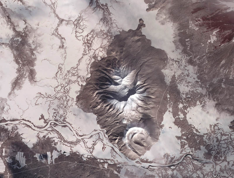 kamchatka peninsula russia from space 15 Mind Blowing Featured Images by NASA