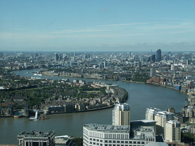 london sykline aerial from above Top 25 Cities in the World with the Most High Rise Buildings