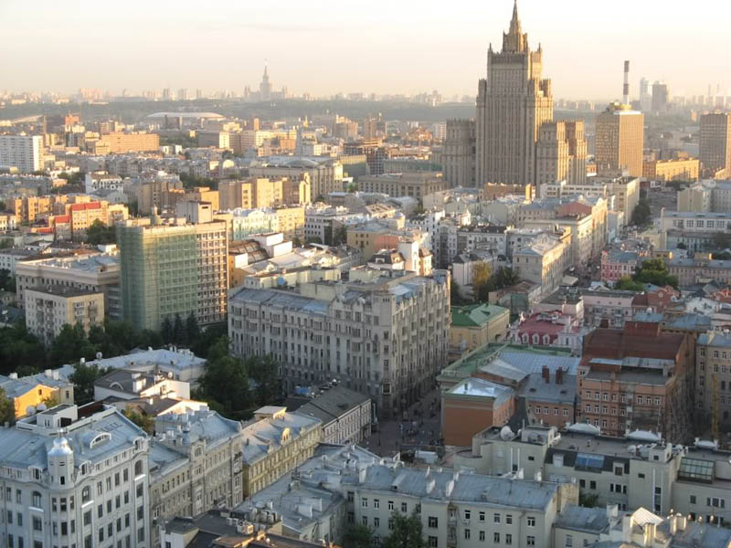 moscow skyline aerial from above Top 25 Cities in the World with the Most High Rise Buildings