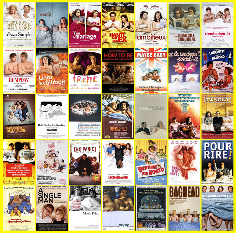 movie poster cliches themes styles back to back viewed from side 41 10 Funny Movie Poster Cliches