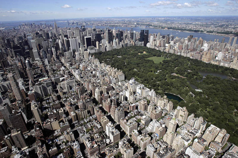 new york city skyline aerial central park Top 25 Cities in the World with the Most High Rise Buildings