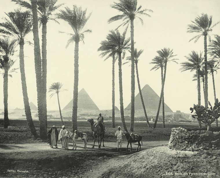 old vintage photos of egypt 1870 1875 14 Rare Photos of Egypt from the 1870s