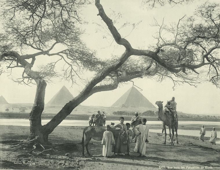 old vintage photos of egypt 1870 1875 15 Rare Photos of Egypt from the 1870s