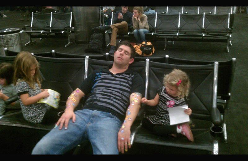 passed out in airport covered in stickers  The Shirk Report   Volume 137