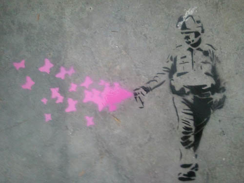 pepper spray cop banksy Pepper Spray All the Things: 35 Funniest Photoshops