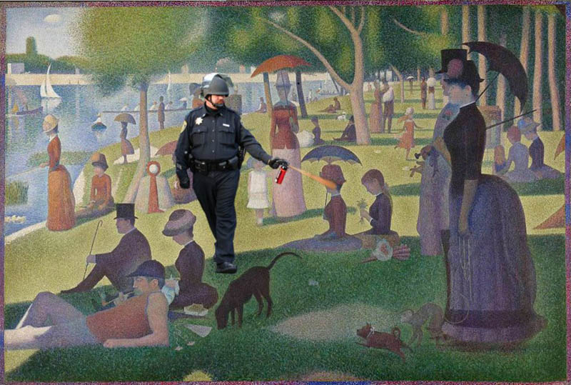 pepper spray cop midsummer day Pepper Spray All the Things: 35 Funniest Photoshops