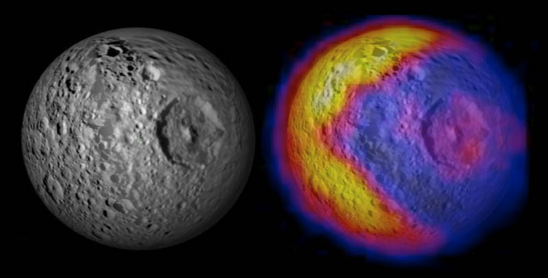 saturn death star pacman moon 15 Mind Blowing Featured Images by NASA