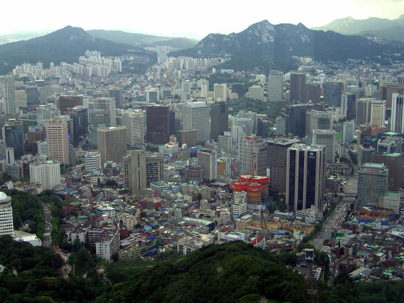 seoul south korea skyline aerial from above Top 25 Cities in the World with the Most High Rise Buildings