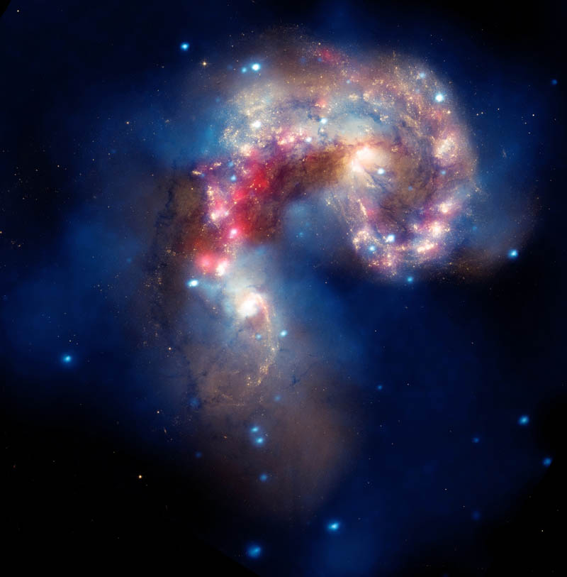 two galaxies colliding nasa 15 Mind Blowing Featured Images by NASA