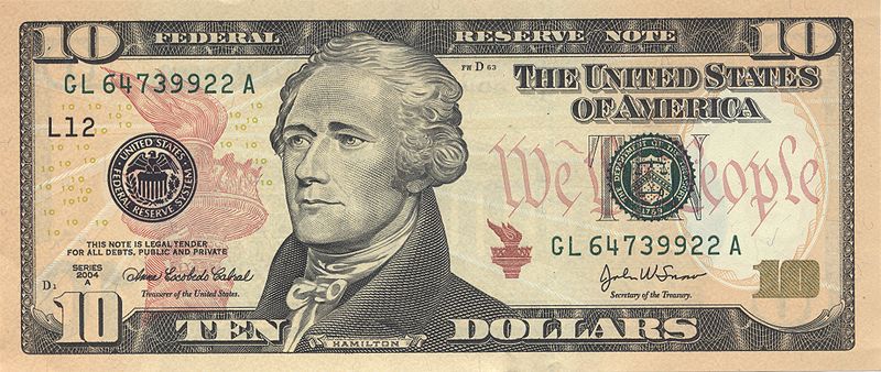 10 dollar american us bill alexander hamilton This Day In History   January 11th