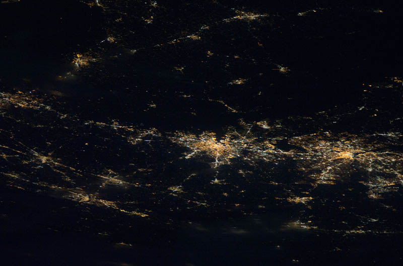 baltimore washington d c area at night from space nasa Earth at Night: 30 Photos from Space 