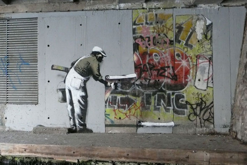 banksy robbo war london camden history 3 Banksys First Art Project of 2015 was a Trip to Gaza