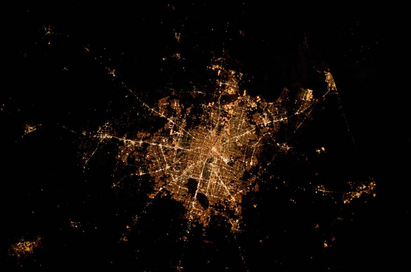 houston texas at night from space nasa Earth at Night: 30 Photos from Space 