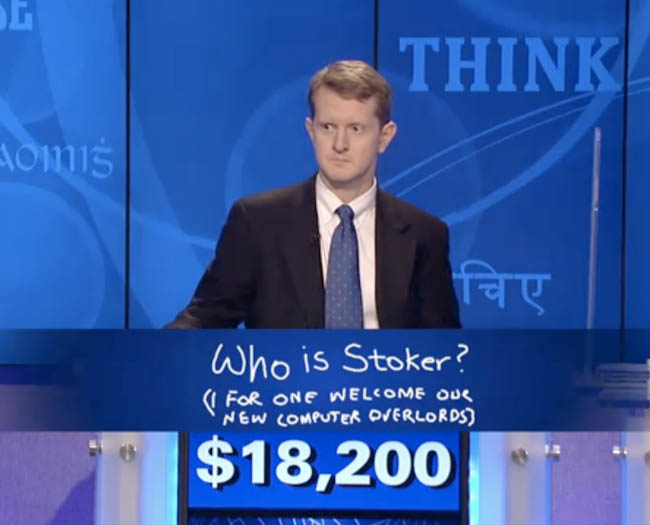 ken jennings i for one welcome our new computer overlords 12 Awesome Moments in Jeopardy History