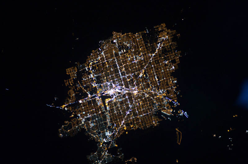 las vegas nevada at night from space Earth at Night: 30 Photos from Space 
