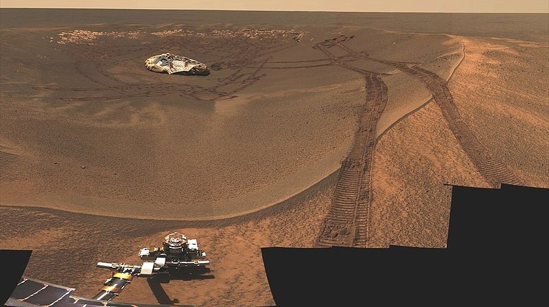 mars rover opportunity cratera eagle This Day In History   January 25th