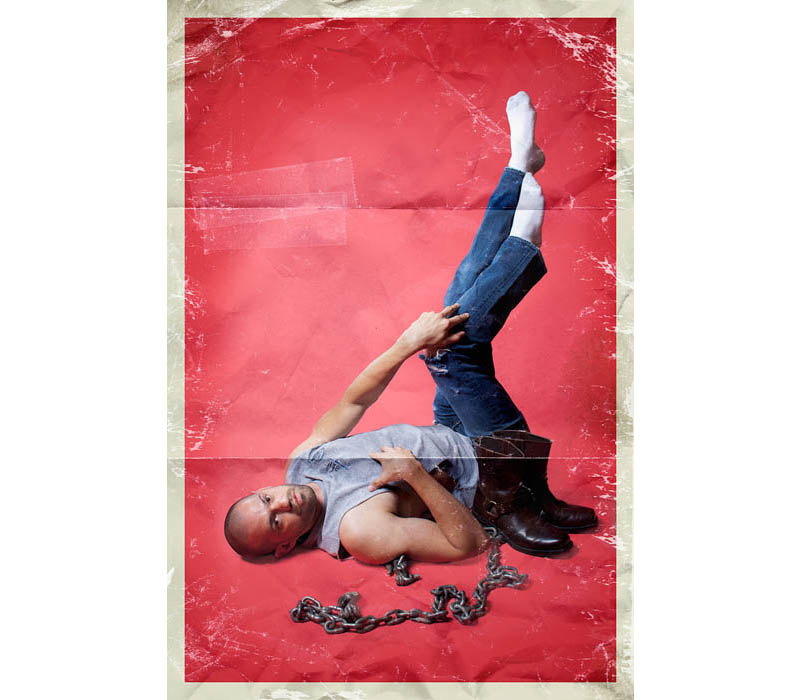 men in pinup poses male pinup calendar rion sabean 13 Men Ups: Men in Stereotypical Pin Up Poses
