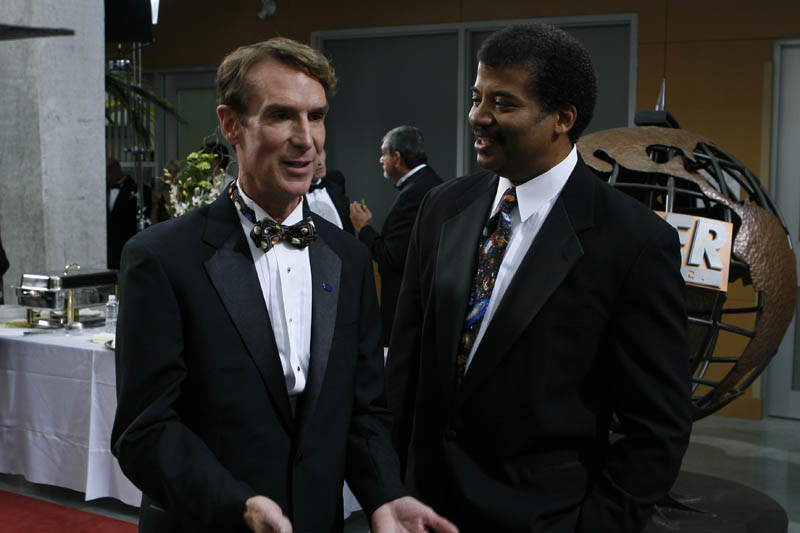 neil degrasse tyson with bill nye science guy 50 Awesome Quotes by Neil deGrasse Tyson