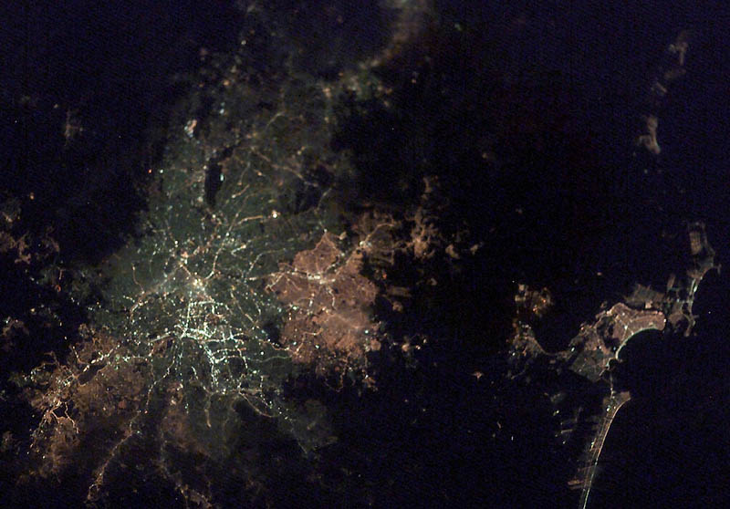 sao paulo brazil at night from space nasa Earth at Night: 30 Photos from Space 