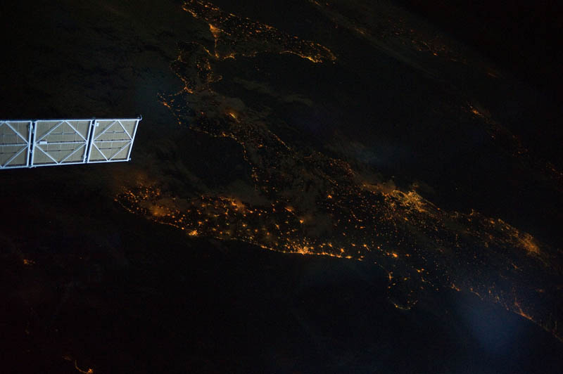 southern italy at night from space nasa Earth at Night: 30 Photos from Space 