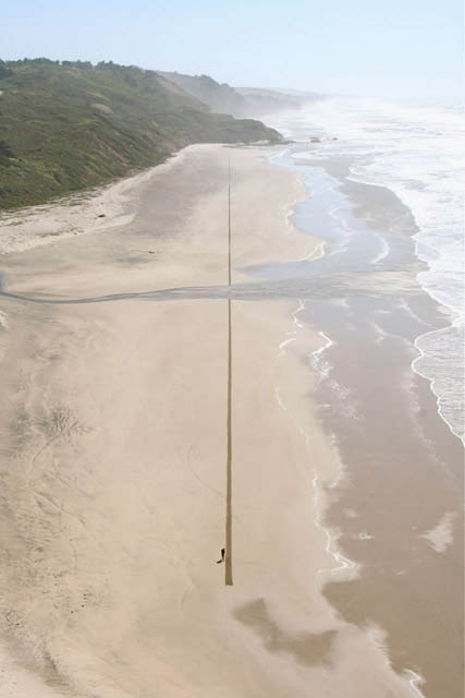 jim denevan giant beach sand art 3 The Colossal Land Art of Jim Denevan [30 pics]