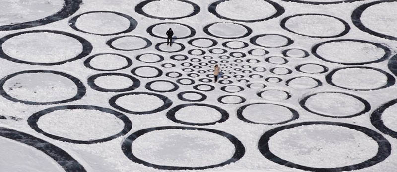 jim denevan giant ice art circles siberia 4 The Colossal Land Art of Jim Denevan [30 pics]