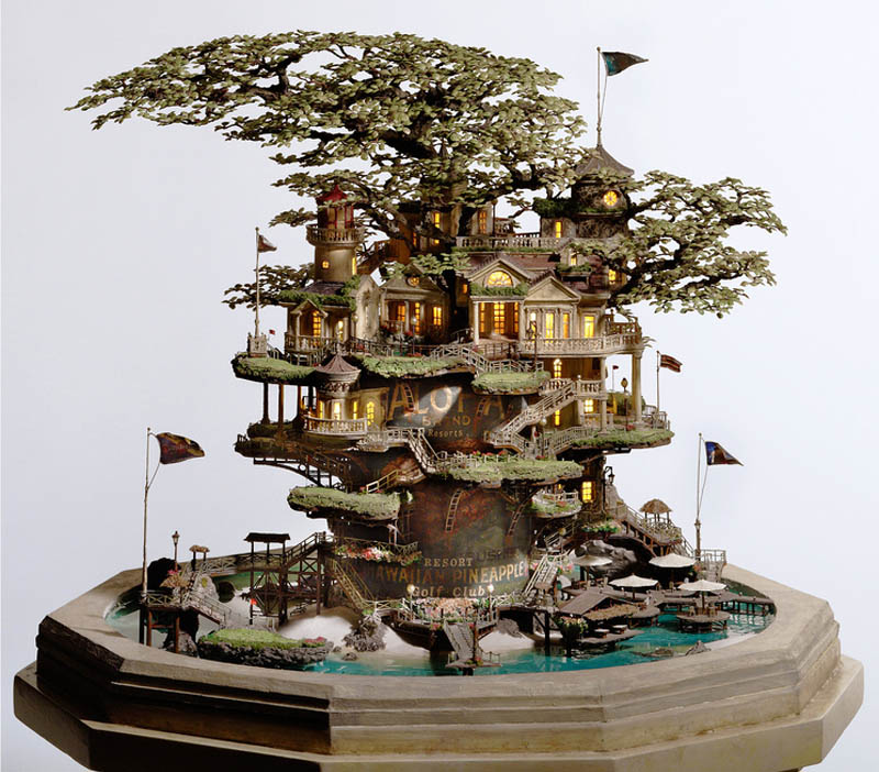 takanori aiba japanese artist sculptures Amazing Miniature Sculptures by Takanori Aiba