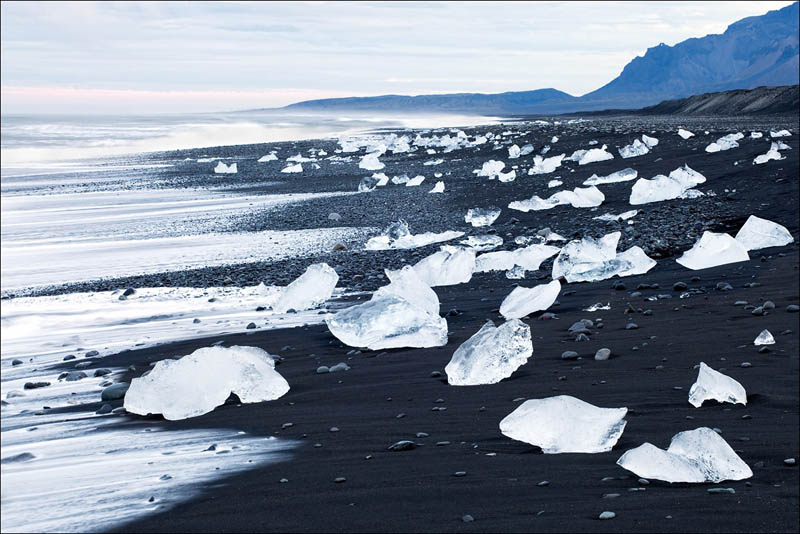 black sand beach iceland Picture of the Day: The Black Sand Beaches of Iceland