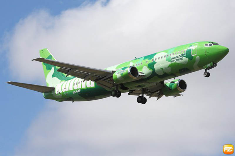 funny airline fleet paint job green kulula 3 This Airline has the Best Fleet of Planes Ever!
