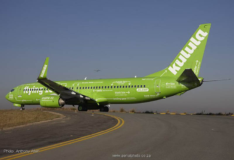kulula flying 101 plane decals funny design 1 This Airline has the Best Fleet of Planes Ever!