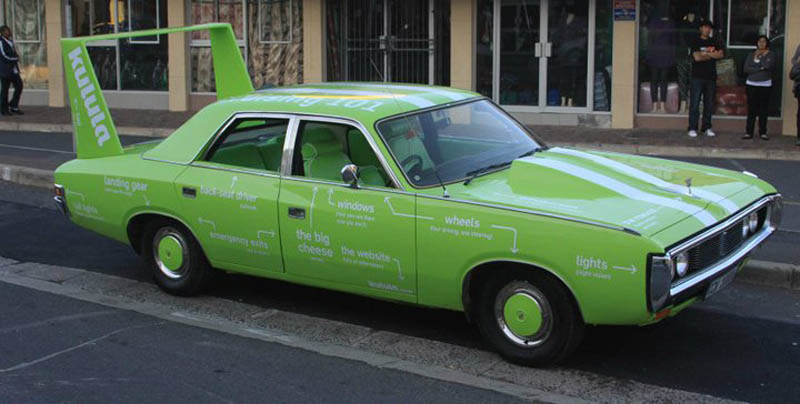 kulula green branded car driving 101 1 This Airline has the Best Fleet of Planes Ever!