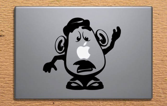 mr potato head macbook decal sticker 50 Creative MacBook Decals and Stickers