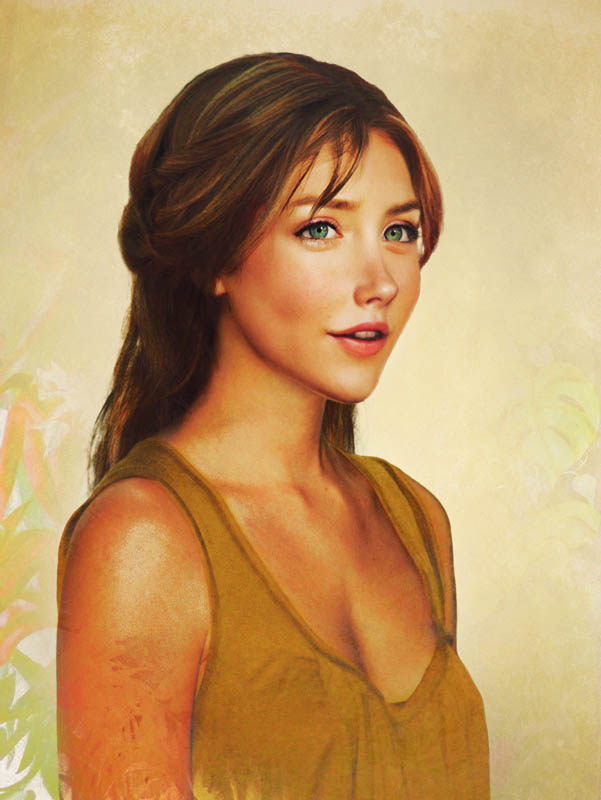 real life disney character jane from tarzan What Female Disney Characters Might Look Like in Real Life
