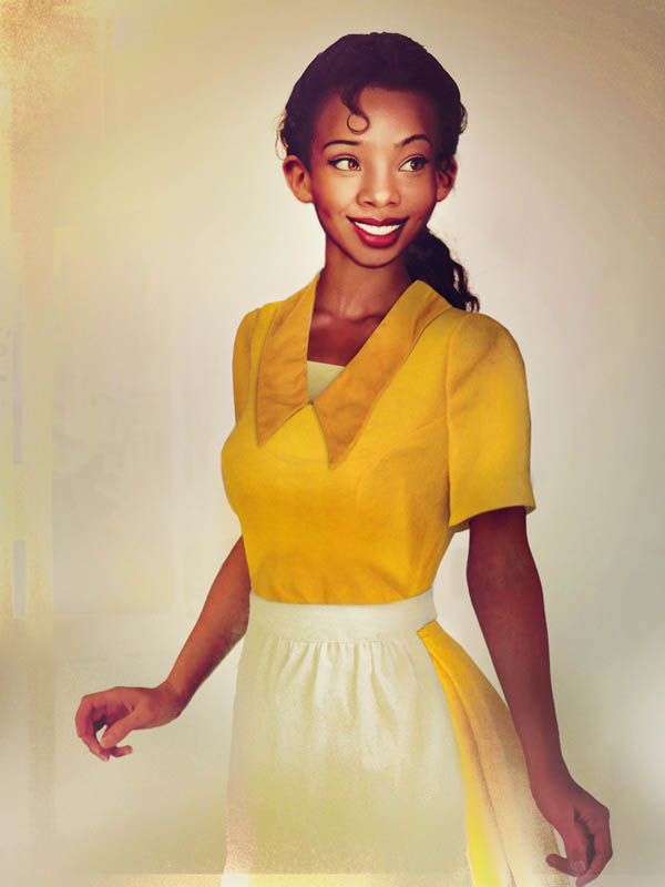 real life disney character tiana princess and the frog What Female Disney Characters Might Look Like in Real Life
