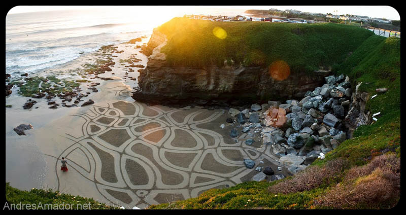 sand beach art andres amador 4 The Incredible Beach Art of Andres Amador
