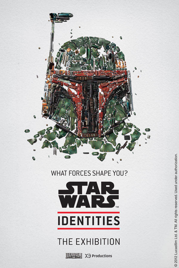 star wars identities poster bobba fett 1 Star Wars Identities Posters Show What Characters Are Made Of