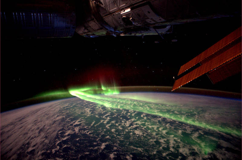 aurora australis soutern lights from spacc iss Picture of the Day: Aurora Australis (Southern Lights) From Space