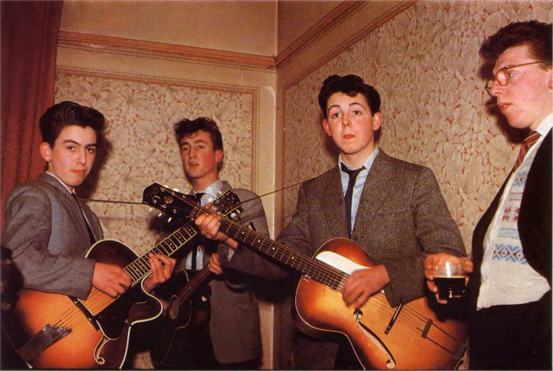 beatles young before famous childhood picture Portraits of Musicians Right After a Show
