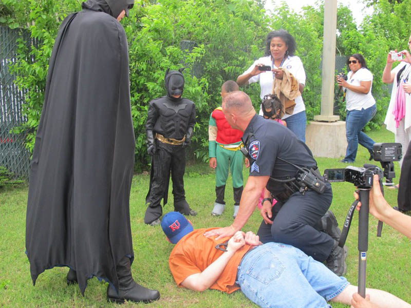 boy with leukemia batman for day arlington texas 1 Boy With Leukemia Becomes Batman for a Day