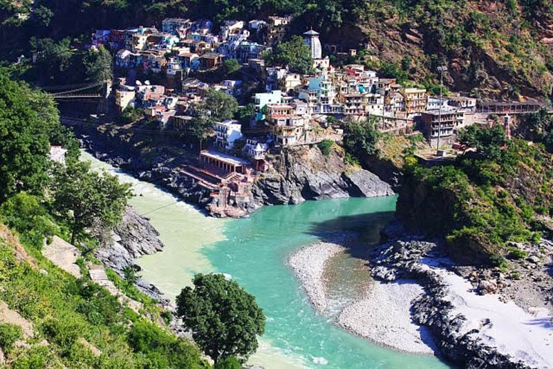 confluence of the alaknanda and bhagirathi rivers to form the ganges at devprayag When Rivers Collide: 10 Confluences Around the World