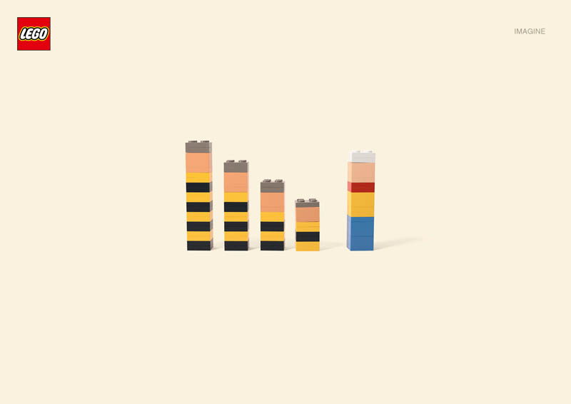 lego luckylukedaltons Recreating Famous Cartoon Characters Using the Least Lego Pieces