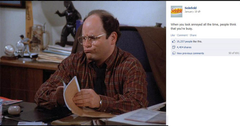 look annoyed seinfeld 50 Glorious Moments on Seinfeld
