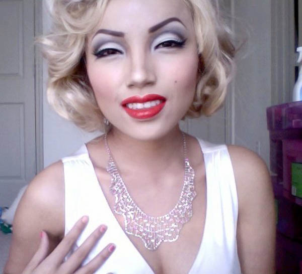 marilyn monroe youtube makeup celebrity promise pham 21 Amazing Transformations by a YouTube Makeup Queen